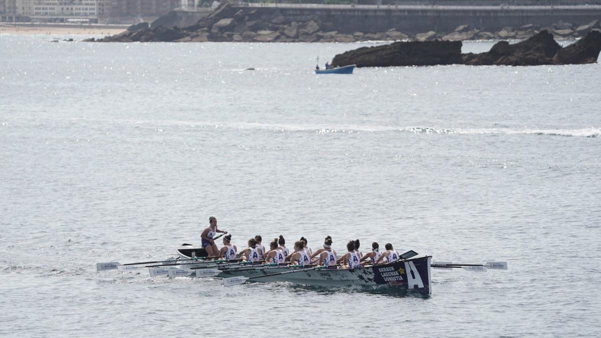 Arraun Lagunak en el Campeonato de Gipuzkoa. Ruben Plaza