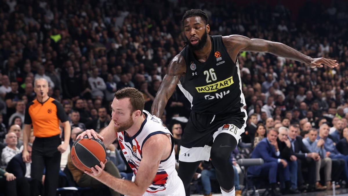 Si el Partizan de Mathias Lessort se hace fuerte en su caldera del Stark Arena también alcanzaría el 'Top 8' al quedarle cuatro de cinco partidos en casa