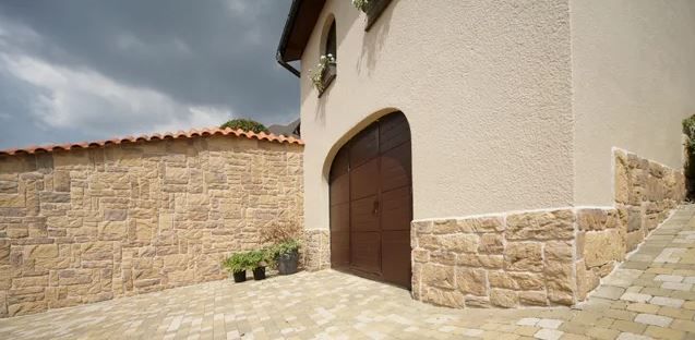 Revestimiento de piedra Ardennes multiformato Sahara Creme