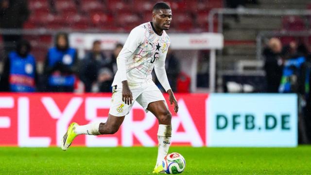 Thomas Partey en acción durante un partido.