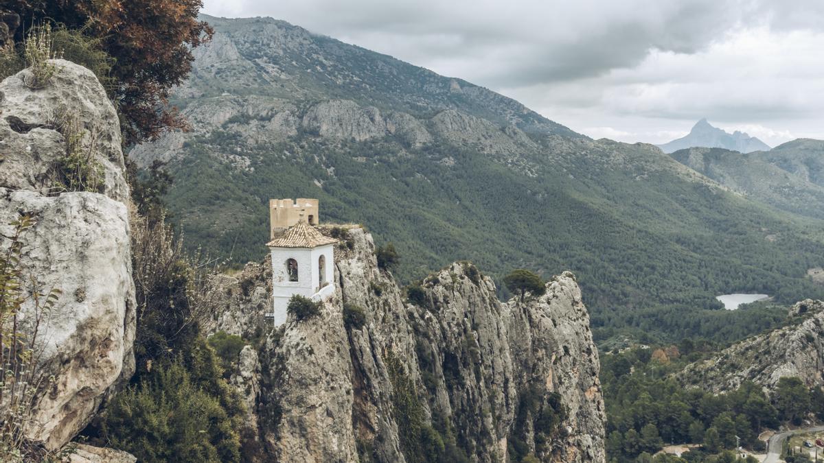 Vistas al valle de Guadalest.