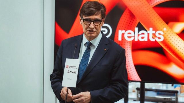 El PSC ganaría las elecciones catalanas con 34 37 escaños (ahora tiene 42). En imagen Salvador Illa, líder socialista en Catalunya.