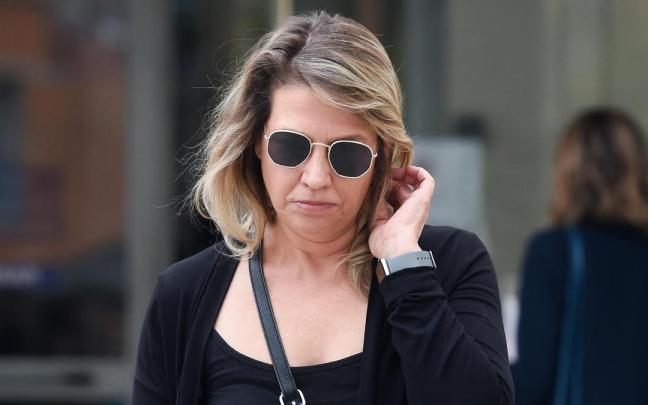 La asesora de Moncloa, Cristina Álvarez, a su llegada a declarar por el ‘caso Begoña Gómez’, en los Juzgados