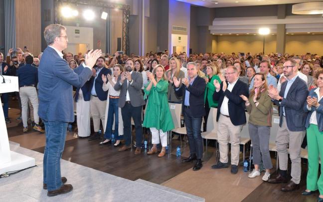 Feijóo, en el acto político en el que ha participado este domingo en Guadalajara. Feijóo, en el acto político en el que ha participado este domingo en Guadalajara.