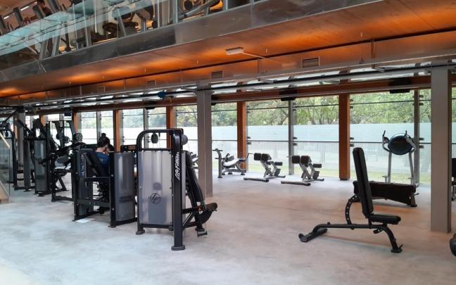 Imagen de la renovada sala de fitness