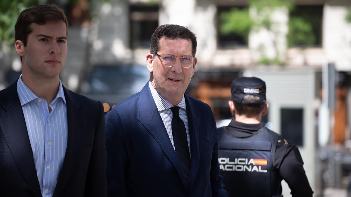 El abogado Javier Iglesias Redondo, a su llegada a la Audiencia Nacional.