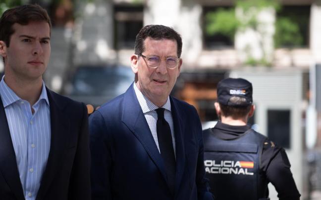 El abogado Javier Iglesias Redondo, a su llegada a la Audiencia Nacional.