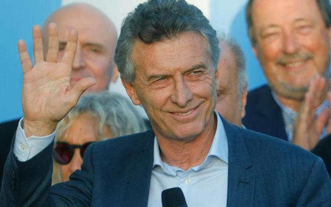 El expresidente argentino Mauricio Macri durante el cierre de campaña de la candidata de la coalición Juntos por el Cambio, Patricia Bullrich. El expresidente argentino Mauricio Macri durante el cierre de campaña de la candidata de la coalición Juntos por el Cambio, Patricia Bullrich.