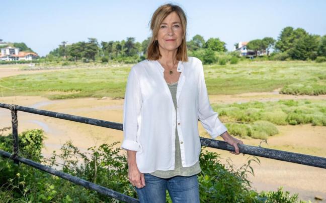 La presidenta del GBB de EAJ PNV Maria Eugenia Arrizabala, posando recientemente para una entrevista con Noticias de Gipuzkoa. / Arnaitz Rubio La presidenta del GBB de EAJ PNV Maria Eugenia Arrizabala, posando recientemente para una entrevista con Noticias de Gipuzkoa.