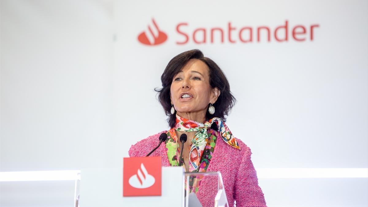 La presidenta del Grupo Santander, Ana Botín.