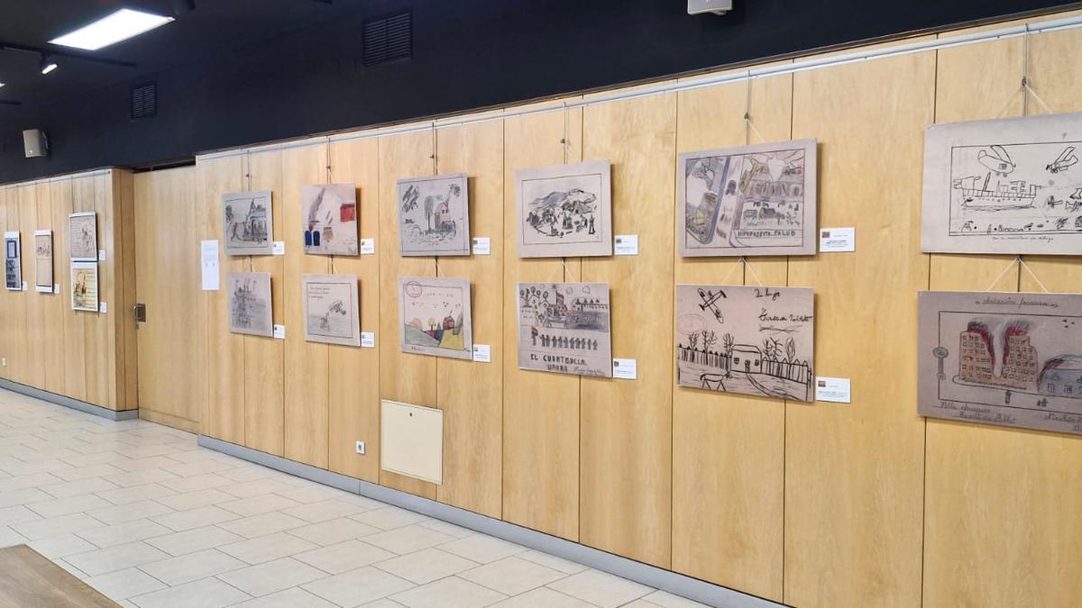 En el centro cívico El Pilar, desde el pasado martes día 17 y hasta el próximo día 29, Vitoria acoge la emotiva exposición Y además dibujan que ofrece una lectura de la historia reciente, reflejando el drama que supuso la Guerra Civil Española. Este conflicto marcó la infancia de muchos menores.