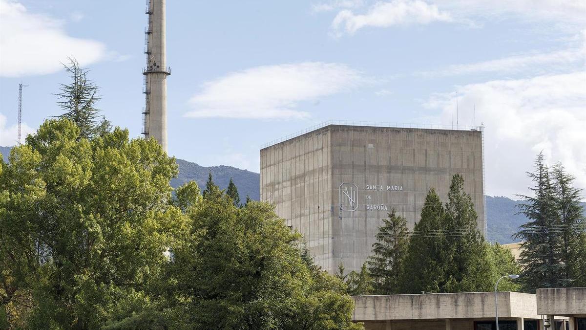 La central nuclear de Santa María de Garoña (Burgos) en una foto de archivo.