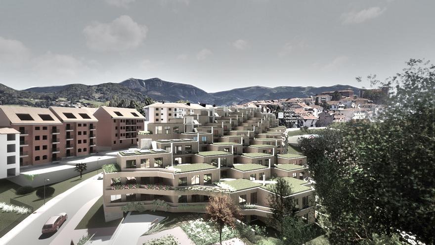 Vista aérea de la propuesta.