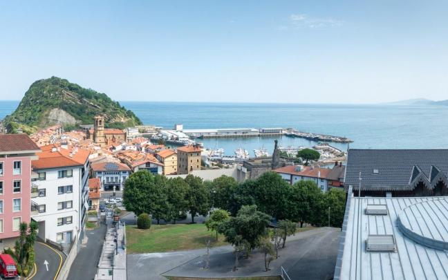 Vista general de Getaria.
