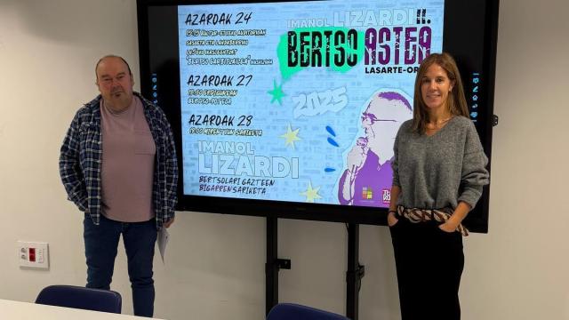 Bertso Astearen aurkezpen ekitaldia.
