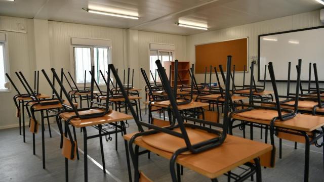 Imagen de archivo de una clase vac&iacute;a.