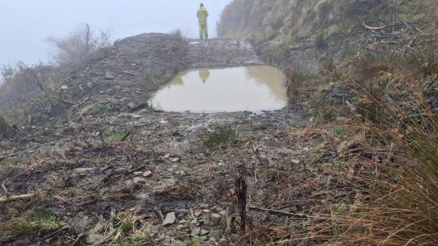 En el entorno se ha creado una nueva charca para anfibios