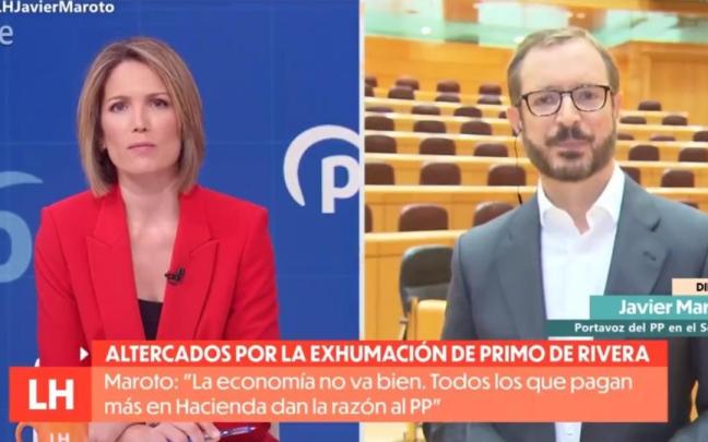 Silvia Intxaurrondo y Javier Maroto, este martes en 'La Hora de La 1'.