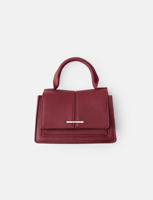 Bolso bandolera safiano.