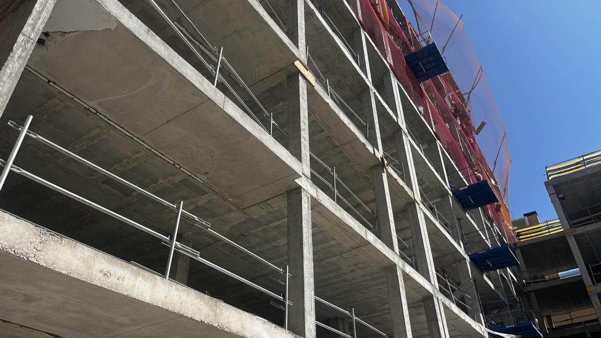 Edificio en construcción.