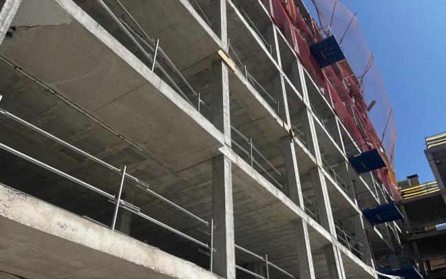 Edificio en construcción.