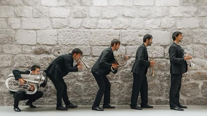 El quinteto de viento metal Magna Boskotea