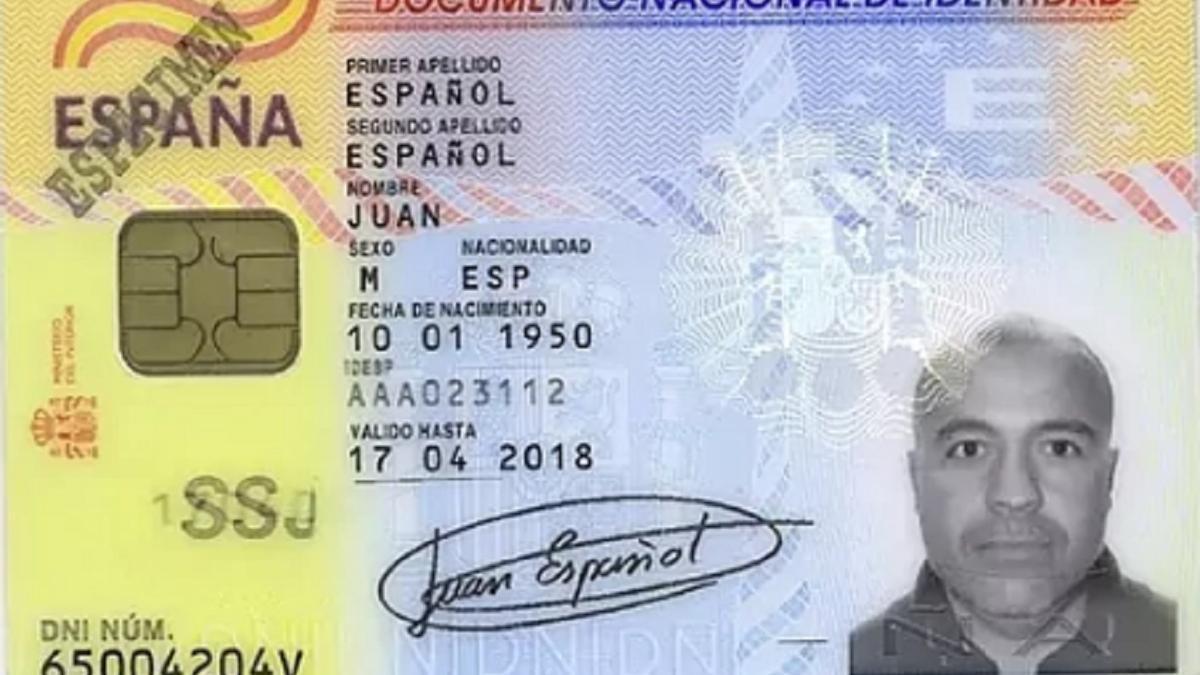 Un DNI.