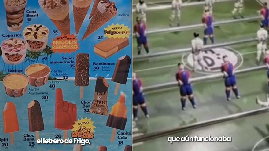 El divulgador gastronómico recuerda cosas como el cartel de Frigo o los futbolines de los bares.
