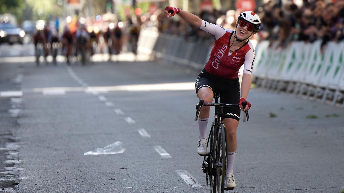 Hannah Ludwig, ganadora de la Navarra Women´s Elite Classic.