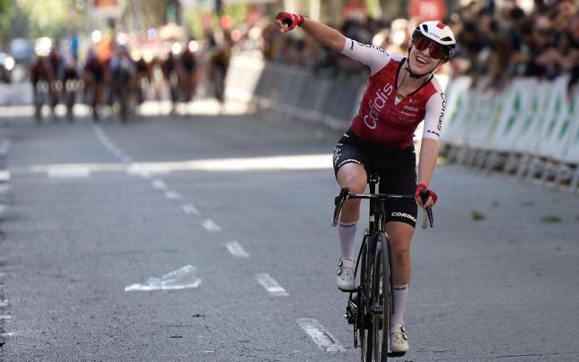 Hannah Ludwig, ganadora de la Navarra Women´s Elite Classic.