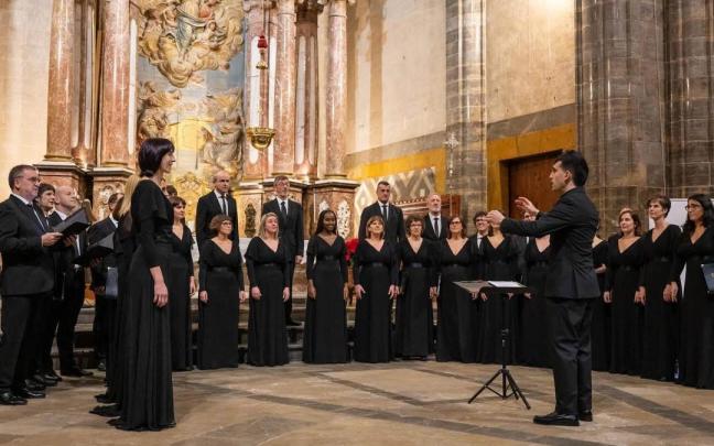 Ganbara durante una de sus actuaciones en el concurso.