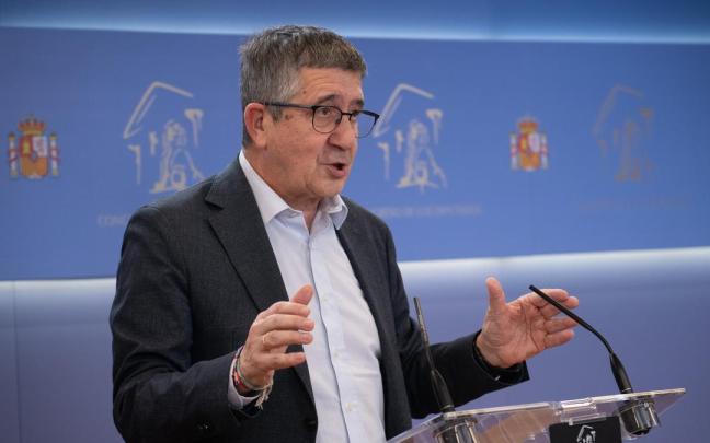 El portavoz del PSOE en el Congreso, Patxi López.