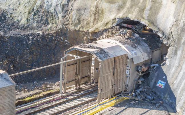 Obras en el túnel de Gaintxurizketa Obras en el túnel de Gaintxurizketa