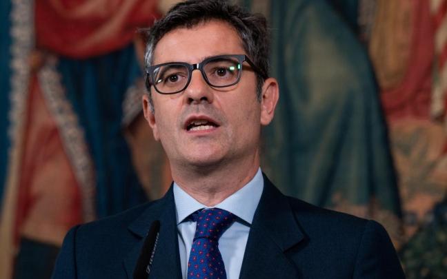 El ministro de la Presidencia, Relaciones con las Cortes y Memoria Democrática, Félix Bolaños