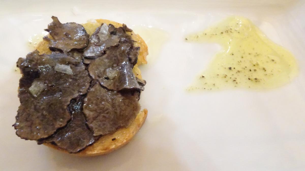 Tostada de trufa