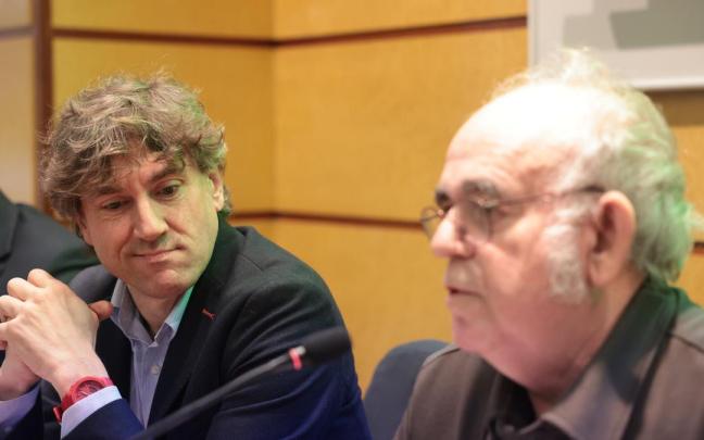 Eneko Andueza, en un foro organizado por el PSE-EE