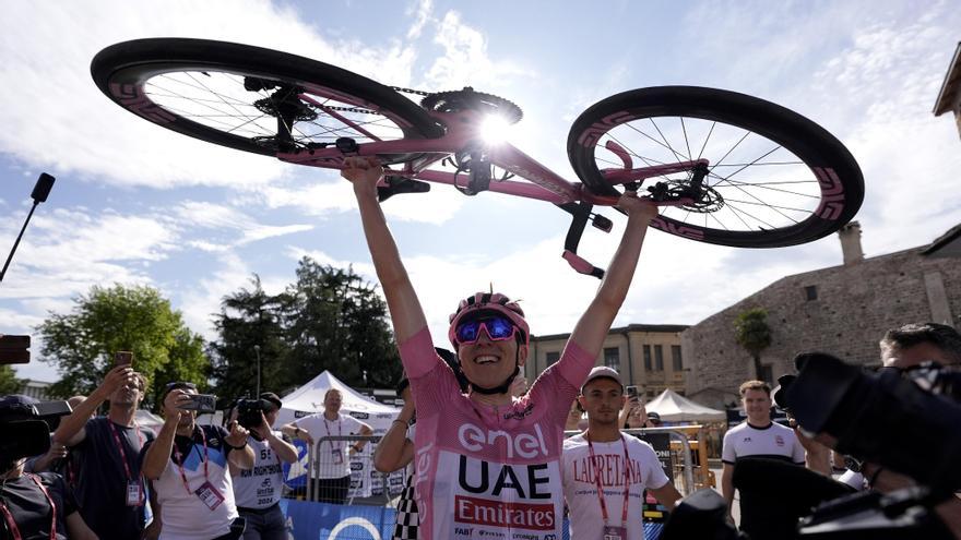 Tadej Pogacar, campeón del Giro.
