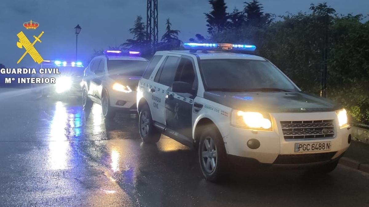 La Guardia Cicil detiene a un hombre que transportaba 1.555 kilos de hachís. Imagen de archivo