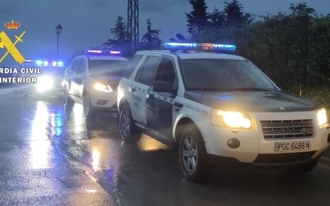 La Guardia Cicil detiene a un hombre que transportaba 1.555 kilos de hachís. Imagen de archivo