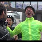 Jaime Lafita a su llegada a Bruselas. Asociación DaleCandela