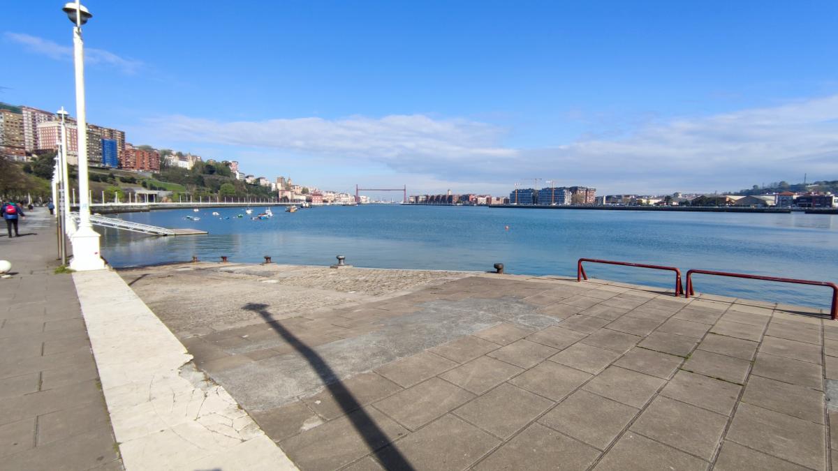 Imagen de archivo en el Paseo de la Benedicta en Sestao