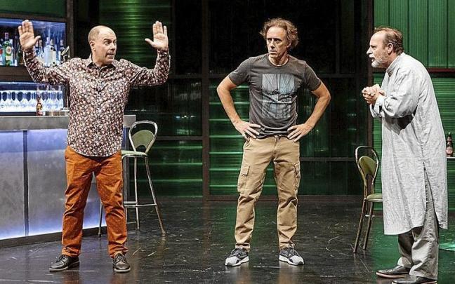 Interpretaci&oacute;n de la obra de teatro &lsquo;Muchos amigos negros&rsquo;. | FOTO: N.G.