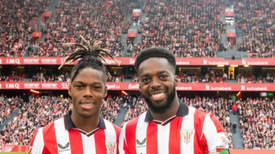 Los hermanos Williams posan en San Mamés