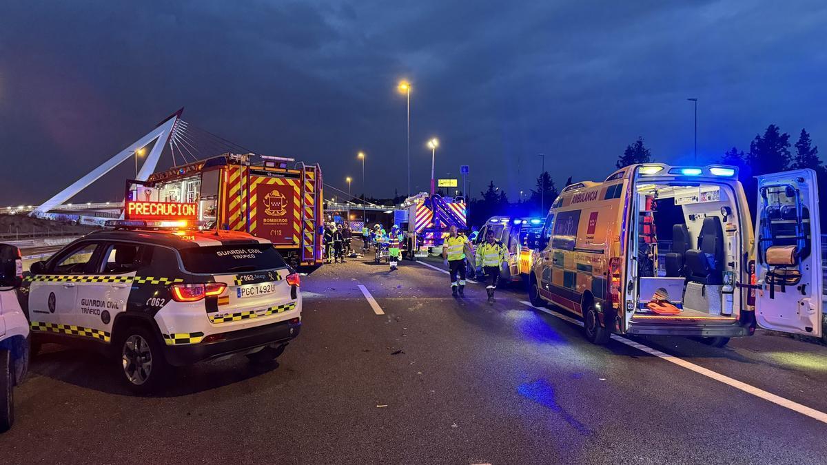 Imagen del trágico accidente.