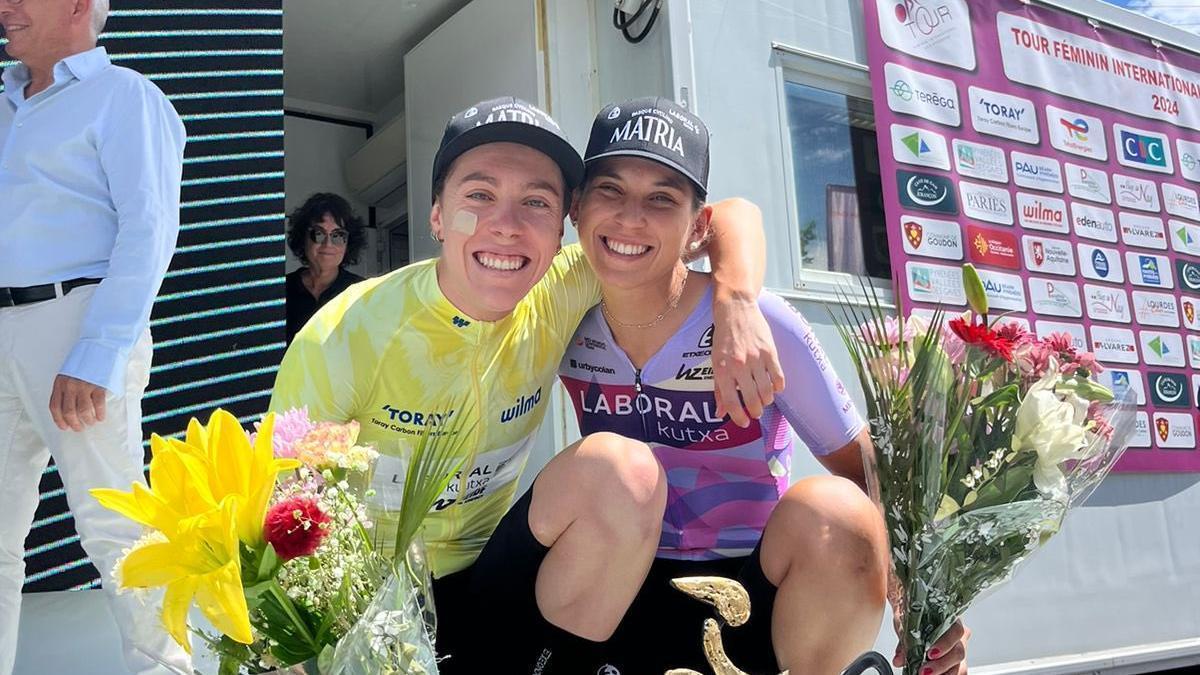 Usoa Ostolaza, campeona, y Iurani Blanco, tercera.