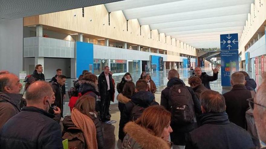 Vista de la delegación al BEC.