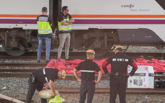 El cuerpo de Álvaro Prieto apareció entre dos vagones de un tren. El cuerpo de Álvaro Prieto apareció entre dos vagones de un tren.