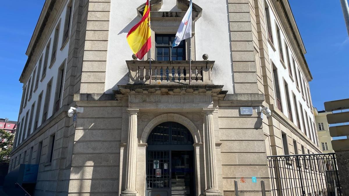 Fachada del edificio de la Audiencia Provincial de Lugo.