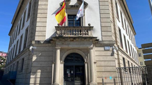 Fachada del edificio de la Audiencia Provincial de Lugo.