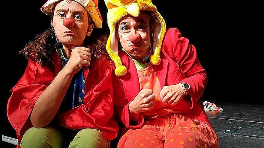 Las payasas Monda eta Lironda protagonizarán la primera actuación la tarde del viernes.